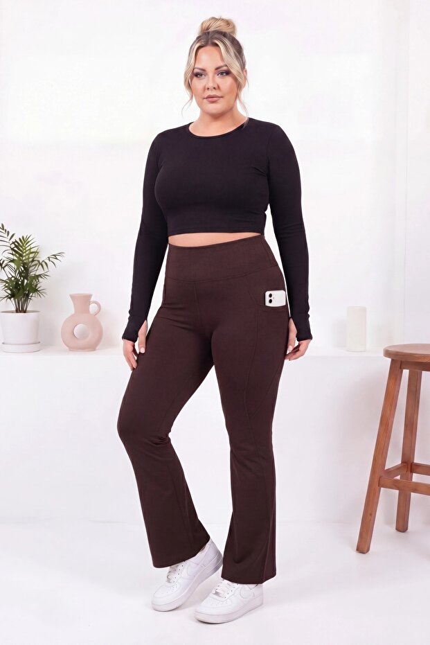 Plus Size Shape-Wearing Spanish Leggings