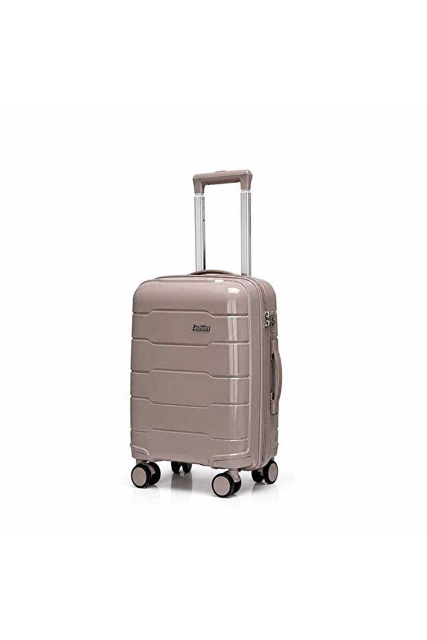 20 Inch Carry-On Suitcase, PP Unbreakable Hard Shell Cabin Luggage with Spinner Wheels