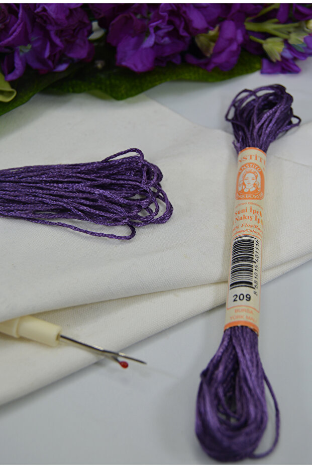 Hand Embroidery Silk, Laundry Silk, Rayon, Shiny Silk Texture, Colorfast