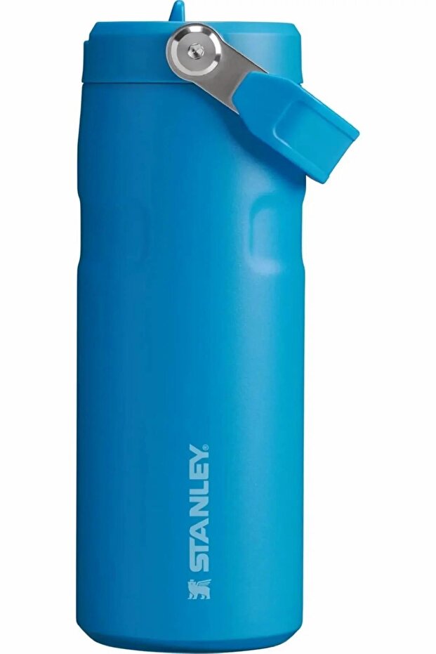 The IceFlow™ Flip Straw 2.0 Pipetli Termos Bardak 0,47 LT / 16Oz Mavi 10-12110-120