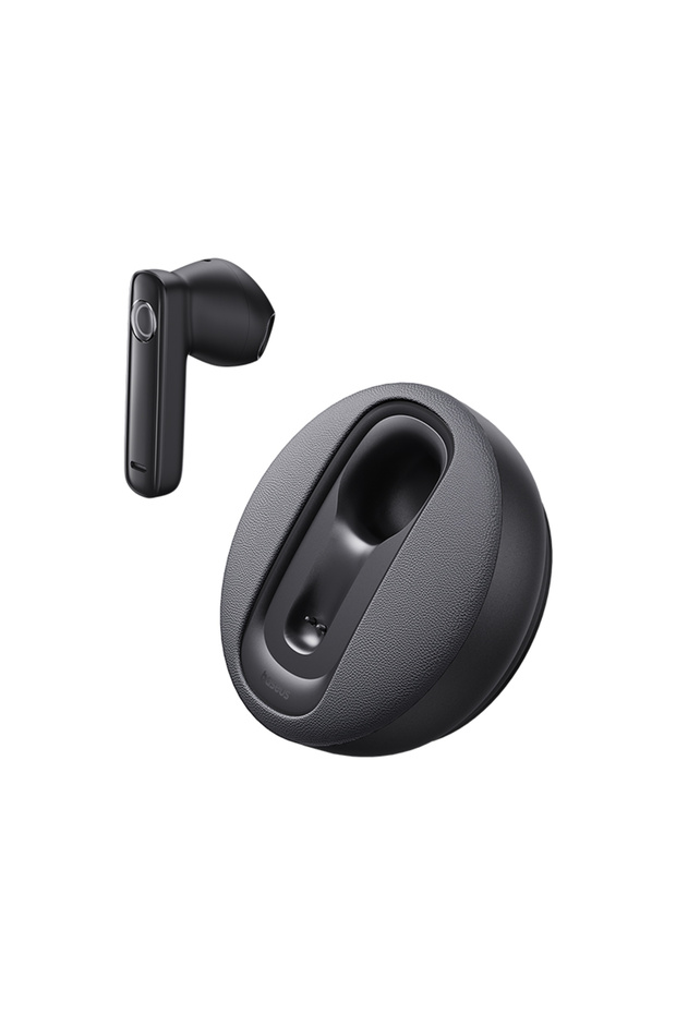 C-Mic CM10 Solar Charging Single Ear Wireless Earphone for Car - Black