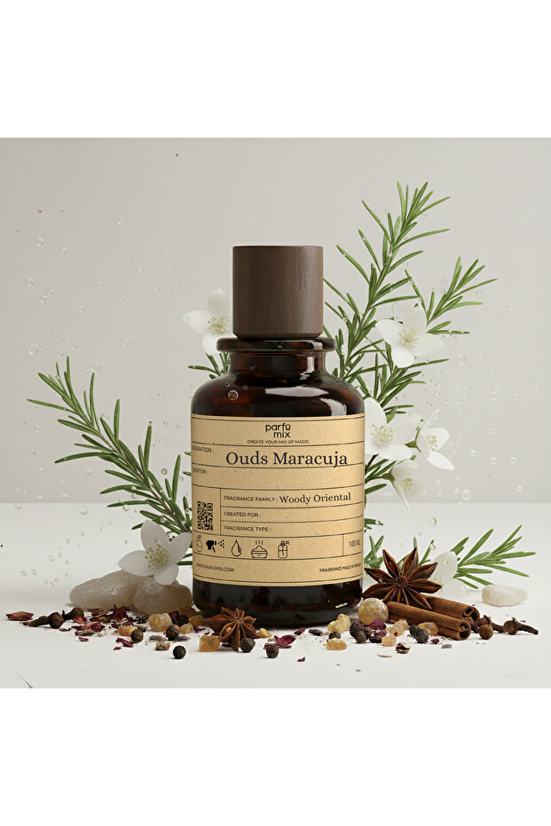 Parfu Mix Ouds Maracuja Eau de Parfum Woody Oriental Unisex Perfume 100 ML