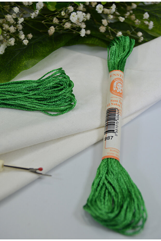 Hand Embroidery Silk, Laundry Silk, Rayon, Shiny Silk Texture, Colorfast