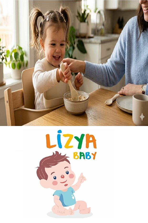100% Silicone Spoon and Fork Baby Feeding Set Fork and Food Spoon