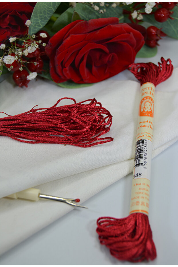 Hand Embroidery Silk, Laundry Silk, Rayon, Shiny Silk Texture, Colorfast