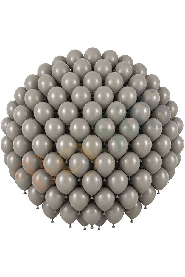 Stone Color Latex Retro Balloon (30 cm) - 100 Pieces
