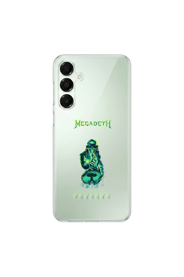 Samsung Galaxy A16 Compatible Metal 7 Design Transparent Case