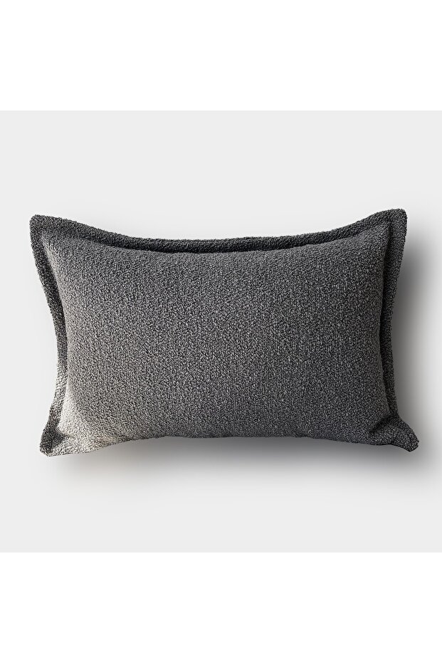 "Grey" Textured Throw Pillow Cover - 30X50