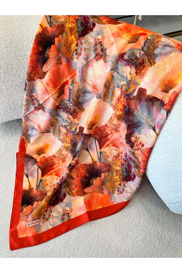 Si̇yane Cotton Scarf Pattern 2 26 - 2