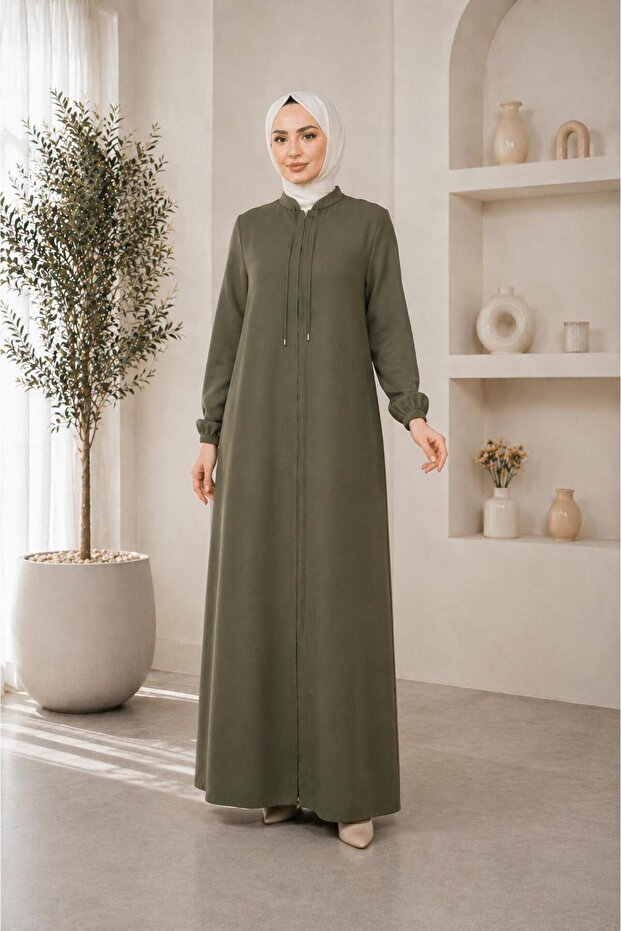 Ferace Casual Cut Aerobin Fabric Daily Stylish Hijab Dress