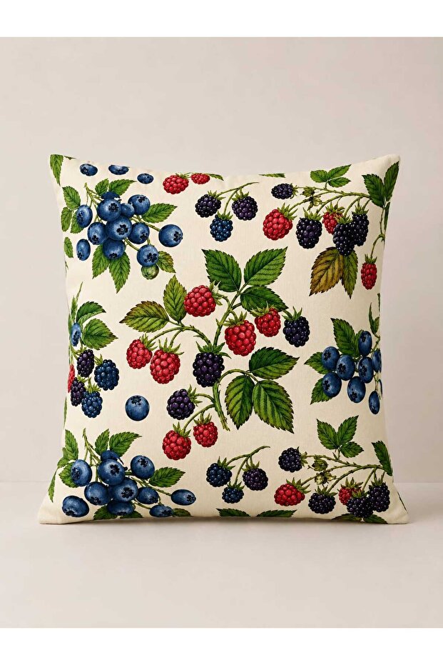 Mediterranean Breeze Digital Print Polyester Kirlent Cover and Chair Cushion (Kr)