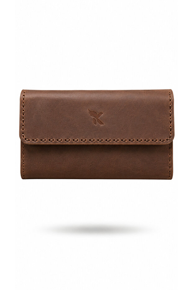 Wallet Unisex Original Leather Magnetic Phone Card Holder Money Size:19X10Cm.