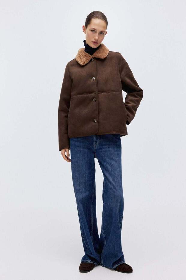 Teddy-collared jacket - 4