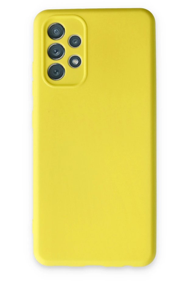 Zengemtr Galaxy A13 4g Case Nano Inside Velvet Silicone (201211) - Yellow
