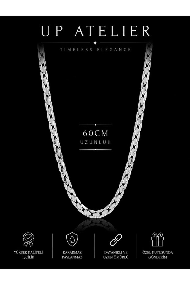 Barley Model Steel Necklace