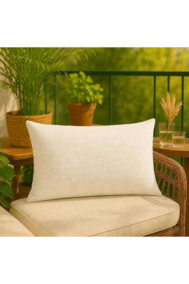 Duck Cloth Cushion Cover Suitable for Punch Ecru (50X30 cm)