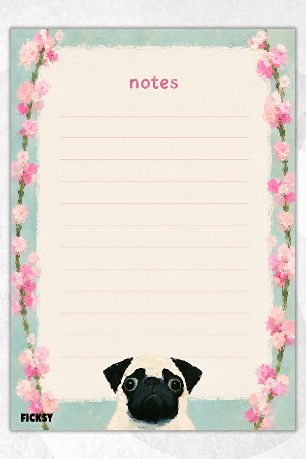 A5 Notepad Lined Notebook - 50 Sheets - Memopad - Notepad - Notepad - Note Paper - 1