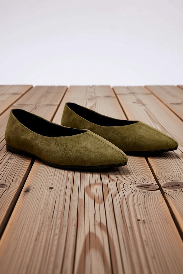 Women's Pointed Toe Suede Ballerina Flat Heels Casual Comfortable Shoes Modern Stylish Comfortable Elegant Seasonal