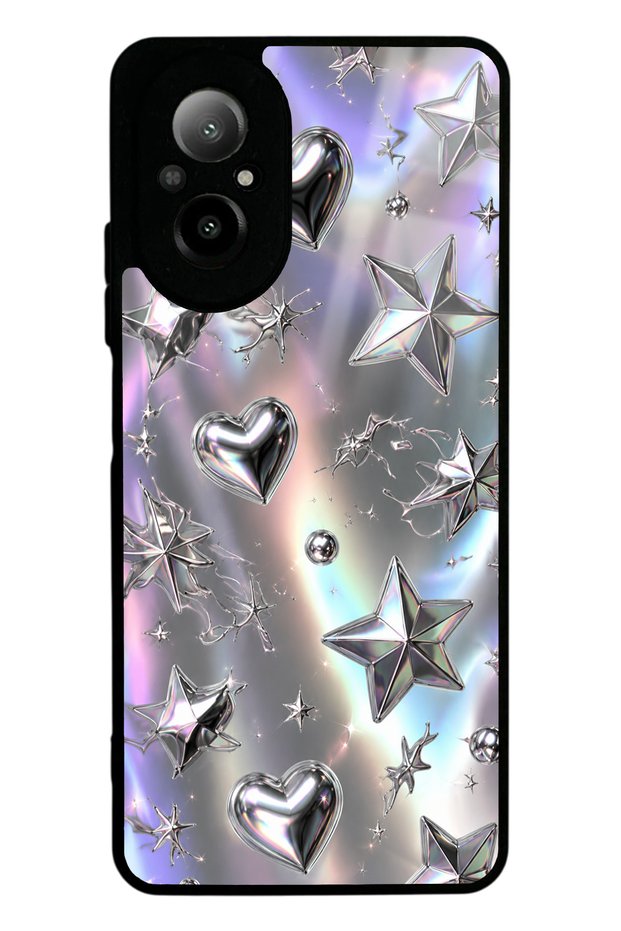 Realme 12 Lite Chrome Star Dream Design Glossy Phone Case