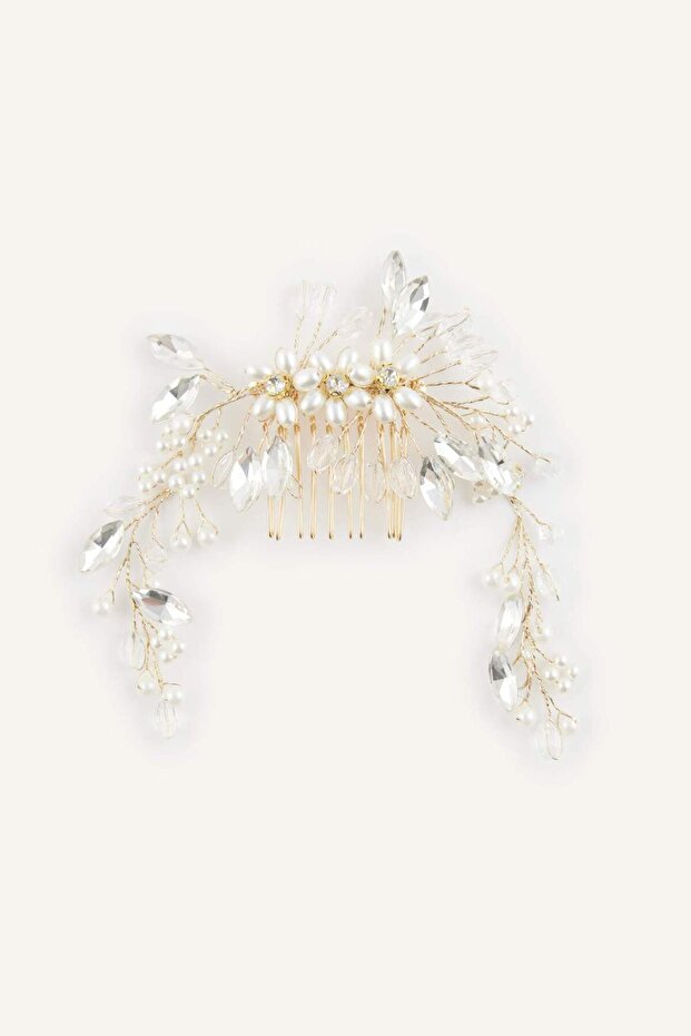 Women's Floral Detailed Hair Accessory H7702Axns