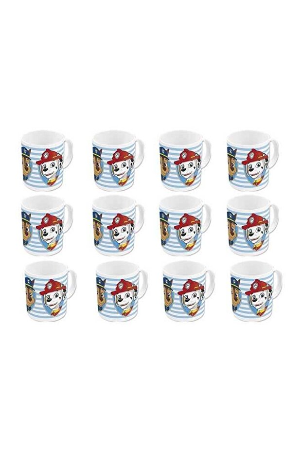 12-Piece Paw Patrol Mug Set Multicolour