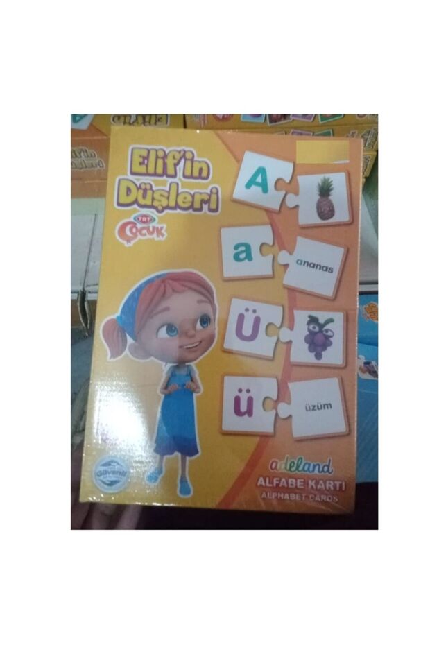 Elif's Dreams Alphabet Learning Combination Card