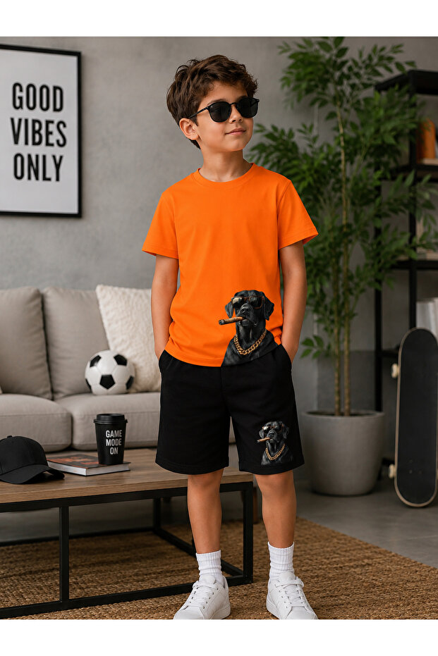 2-Piece Dog Printed Children's Set