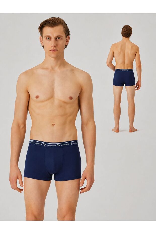 Men's Navy Blue Short Length Boxers