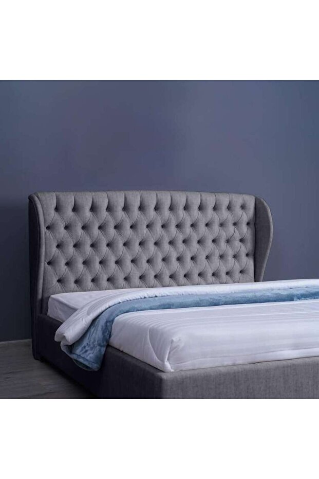 Pluto Headboard Chanel Grey L-180 : H-125 Cm