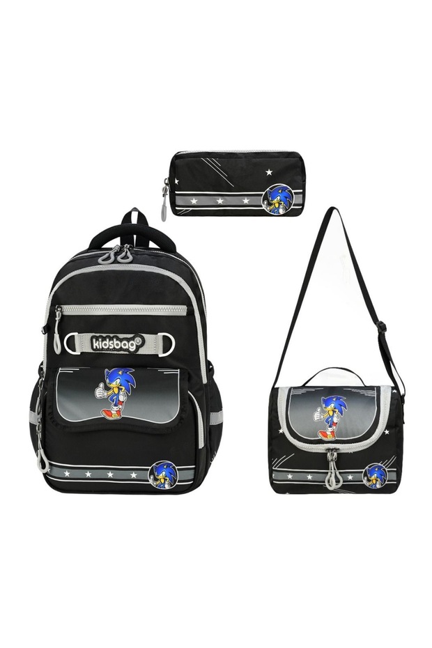 Thermal Pencil Case with Pen Holder, Waterproof Triple Primary School Set