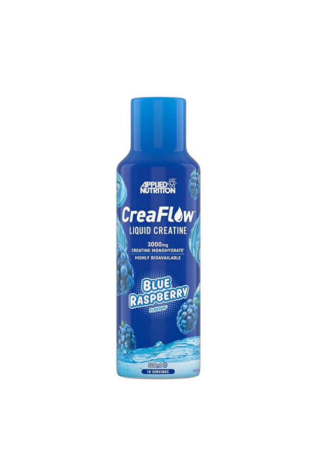 كرياتين مونوهيدرات سائل كريا فلو من ابلايد نيوتريشن نكهة التوت الازرق 500 مل - CreaFlow Liquid Creatine Monohydrate Blue Raspberry
