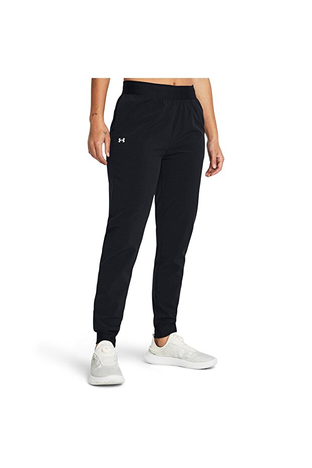 Rival Hi Rise Woven Women's Black Sweatpants