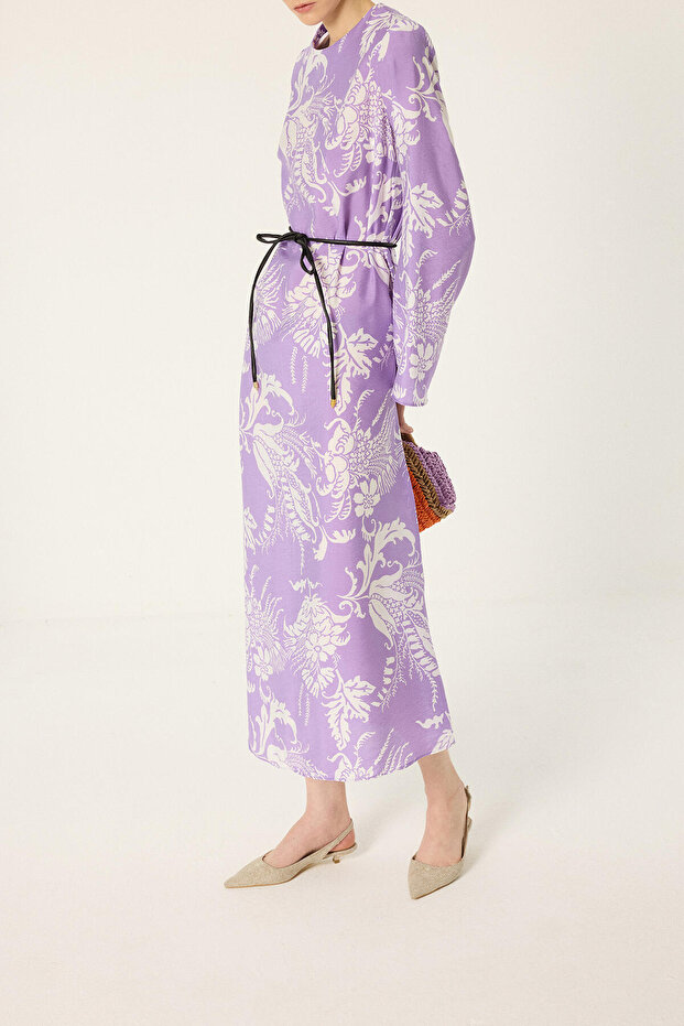 FLOWER PATTERN DRESS - 4
