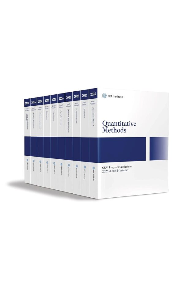 2026 CFA Program Curriculum Level I Box Set