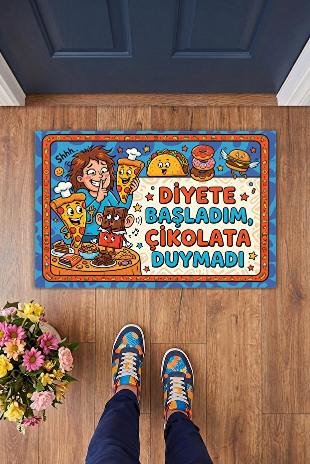 I Started a Diet Door Mat 40X60 Digital Printed Modern Decorative Doormat Home Entrance Carpet