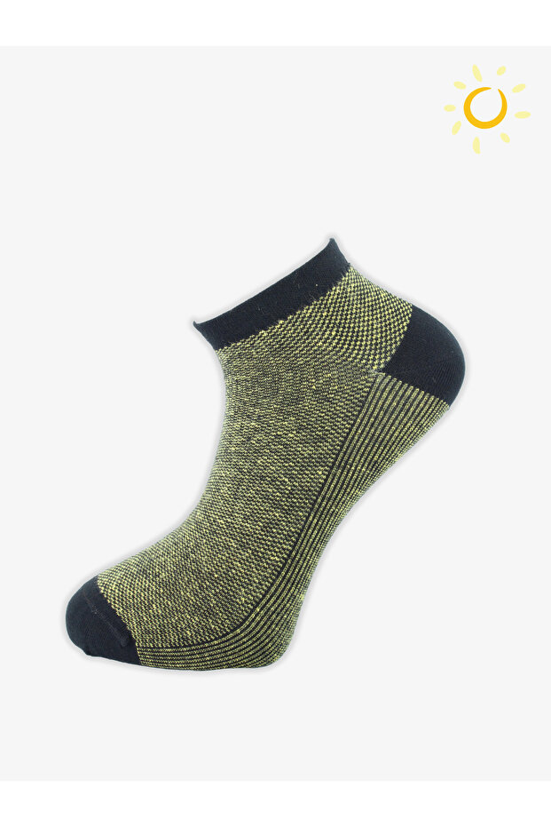 Lacost Combed Cotton Booties Summer Cotton Comfortable Men's Socks 12-Pack