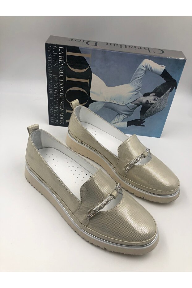 Wots Genuine Leather Ballet Flats