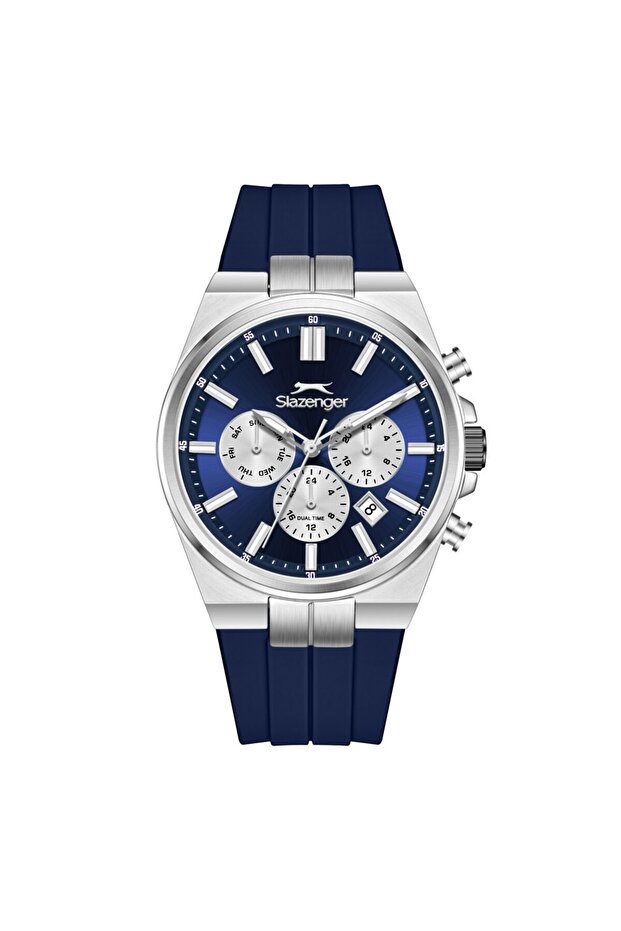 Sl.09.2651.2.397 Dark Blue Silicone Strap Men's Wristwatch