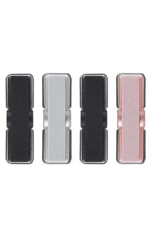 4 Pcs Phone Finger Holder Back of Phone Grip with Stand Compatible with iPhone Samsung and Most Smartphones