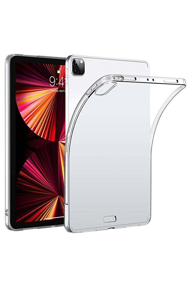 TPU Crystal Clear Soft Shell Case Cover for iPad Pro 11 inch 2021, 2020, 2018 Back Cover Transparent.