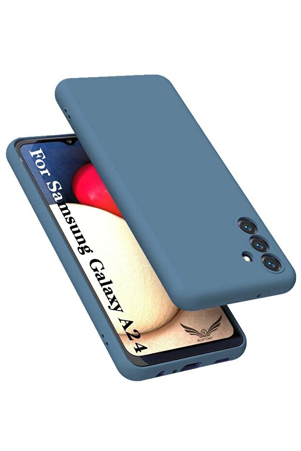 Liquid Soft Silicone Case for Samsung Galaxy A24 4G – Anti-Scratch and Shockproof Protective Cover