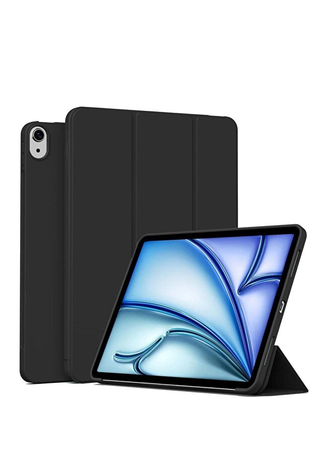 Case for iPad Air 11 Inch M2 2024, iPad Air 5th/4th Gen (10.9 Inch, 2022/2020) – Lightweight Thin Soft TPU Back Protective Case with Auto Sleep/Wake, Smart Folio Cover