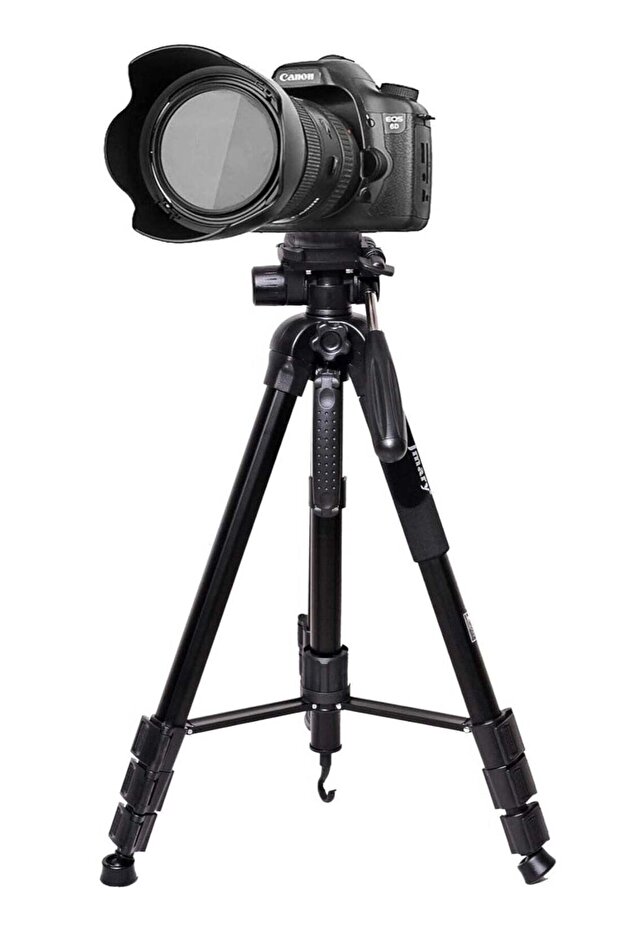 KP-2264 Professional Aluminium Tripod Monopod for All DSLR Cameras (Black)