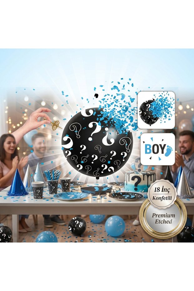 Gender Balloon Boy Blue 1 Piece 45cm- Designed to Make Parties and Special Occasions Even More Special