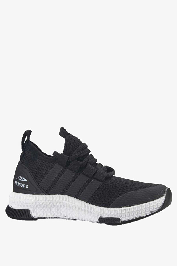 02 - Black/White Sports Children's Shoes