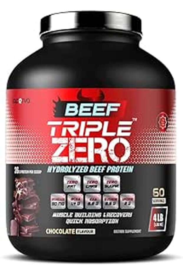 BEEF TRIPLE ZERO CHOCOLATE 4LB 60SERV : 7146