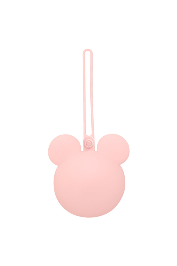1pcs Mouse Shape Pacifier Bag Baby Soother Silicone Dust Organiser Bag Portable Baby Pacifier Chain