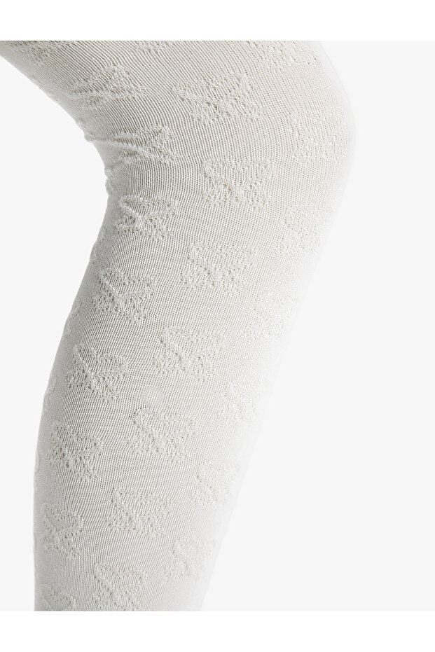 Textured Basic Pantyhose - 3