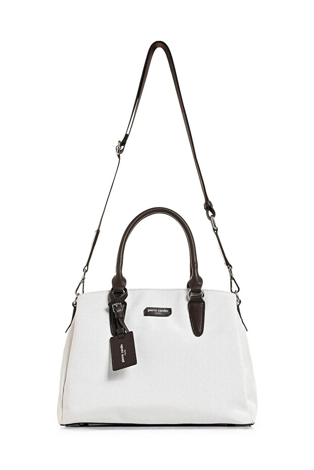 Women's Water Repellent and Extra Durable Imperteks Fabric 3-Compartment Hand and Shoulder Bag with Adjustable Strap
