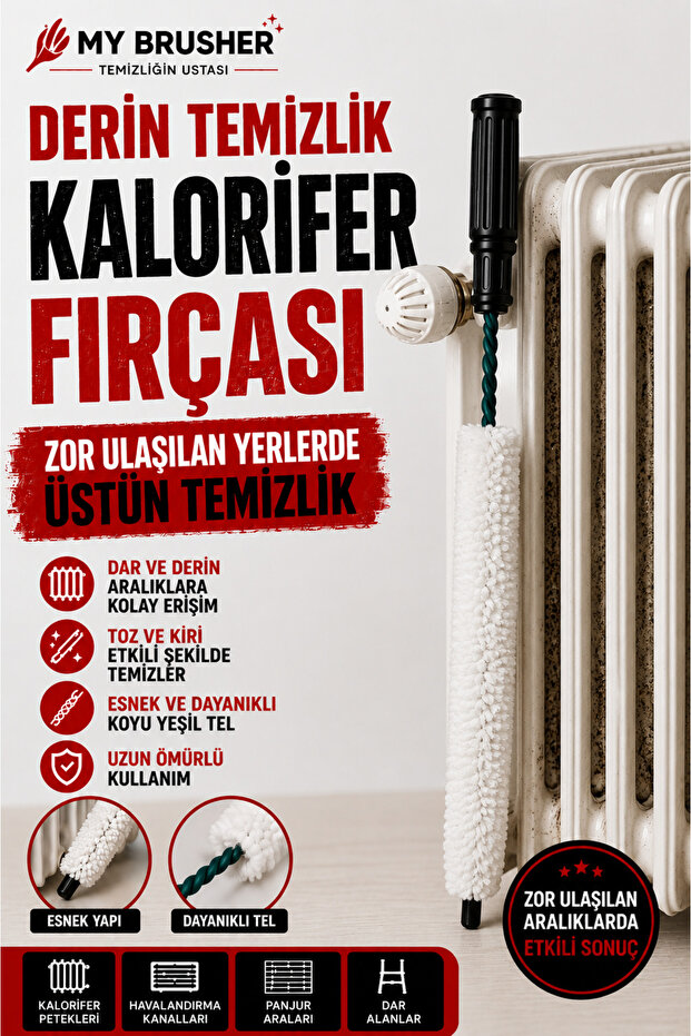 Deep Cleaning Heating Element Vent Brush